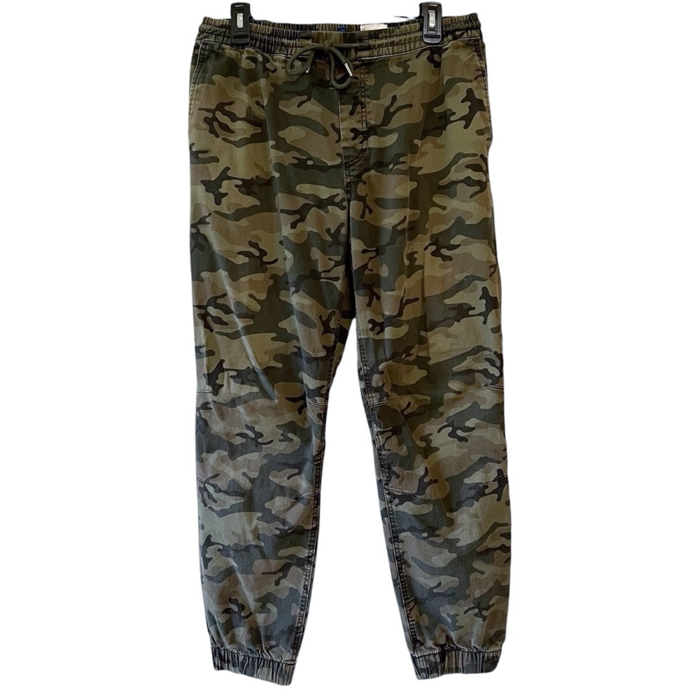 Men's H&M Divided Camo Jogger Pants Green Size Medium